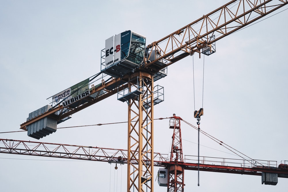 Construction Accident large crane