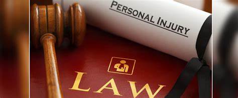 Personal Injury law book and gavel