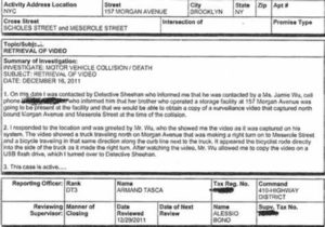 NYC Sample Car Accident Report